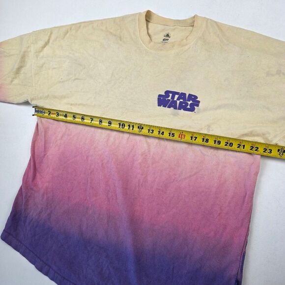 Disney Star Wars Spirit Jersey Naboo Planet Ombre Long Sleeve Shirt Small Unisex - Picture 9 of 11